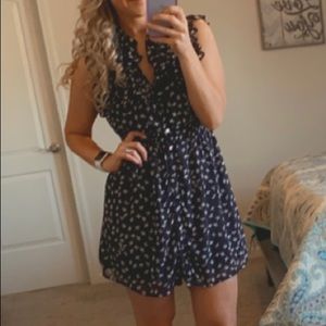 Navy blue dress summer dress